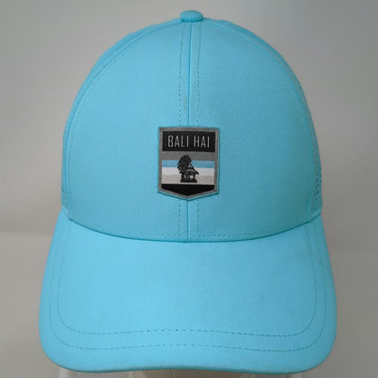 LevelWear Baseball Cap Blue One Size Bali Hai Tropical Patch Perforated Hat