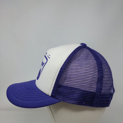 Relax I'm On Hochatime Oklahoma Snapback Trucker Hat Purple One Size Mesh Back