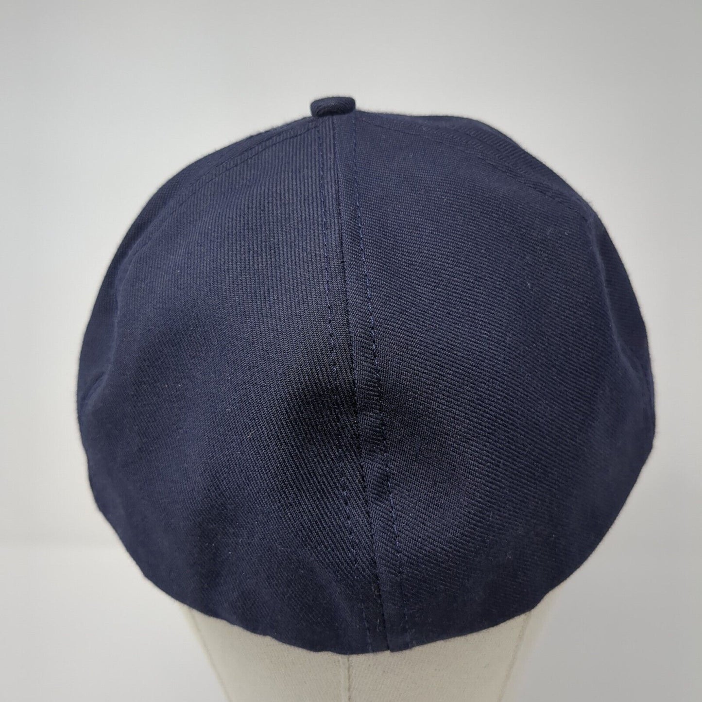 Fog Fitted Hat Blue XL Embroidered Solid 6 Panel Levine Hat Company