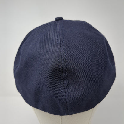 Fog Fitted Hat Blue XL Embroidered Solid 6 Panel Levine Hat Company