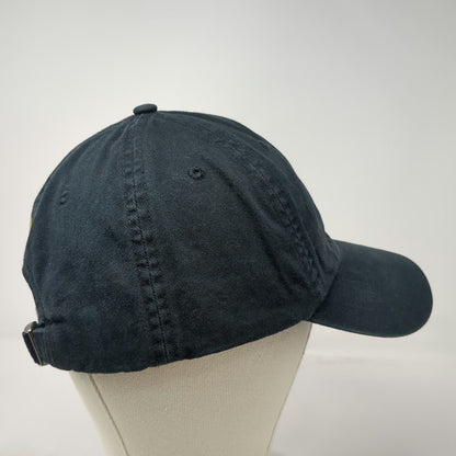 Polo Ralph Lauren Baseball Cap Black OS Embroidered Logo Strapback Hat Pony