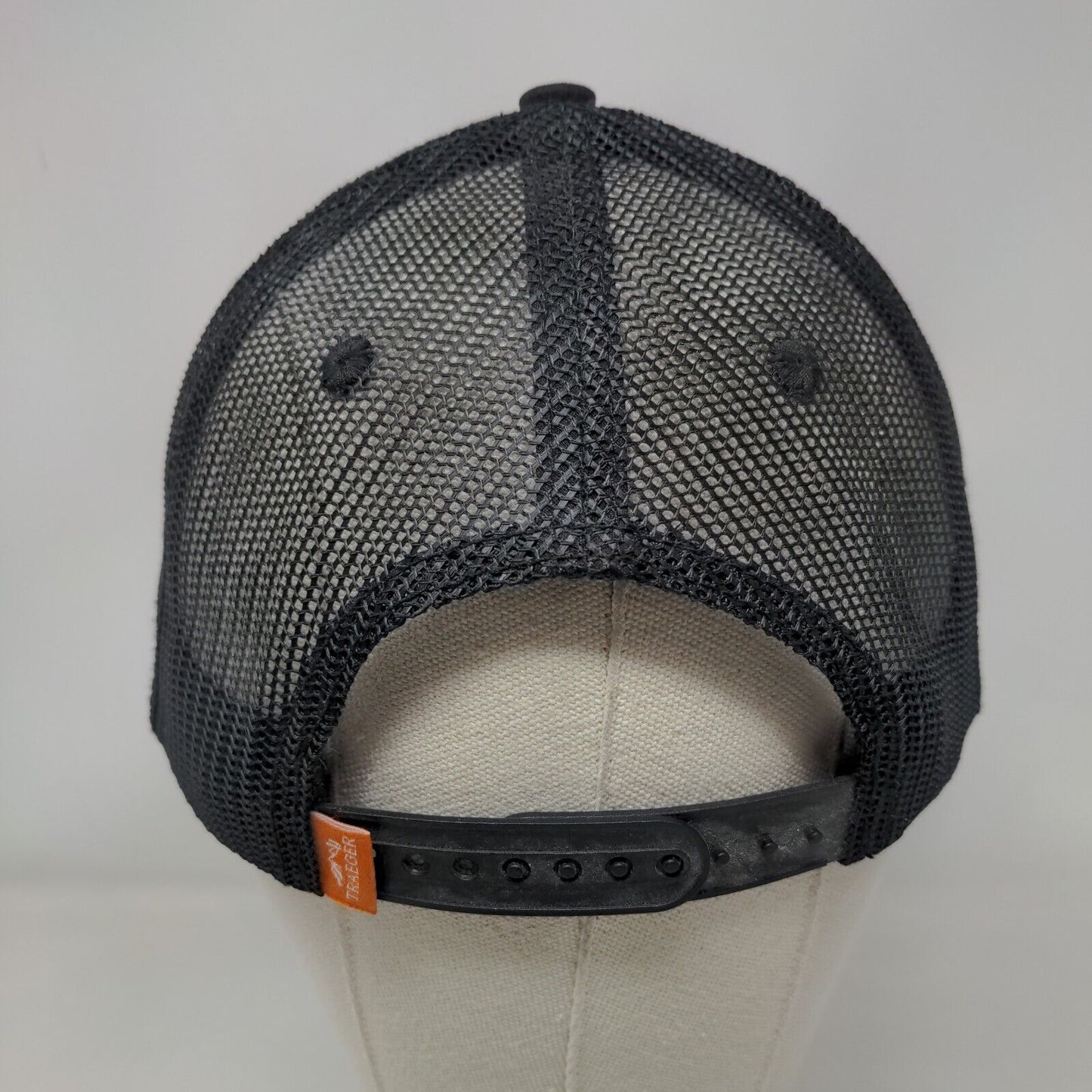 Traeger Wood Fired Grills Snapback Mesh Back Trucker Hat Black One Size
