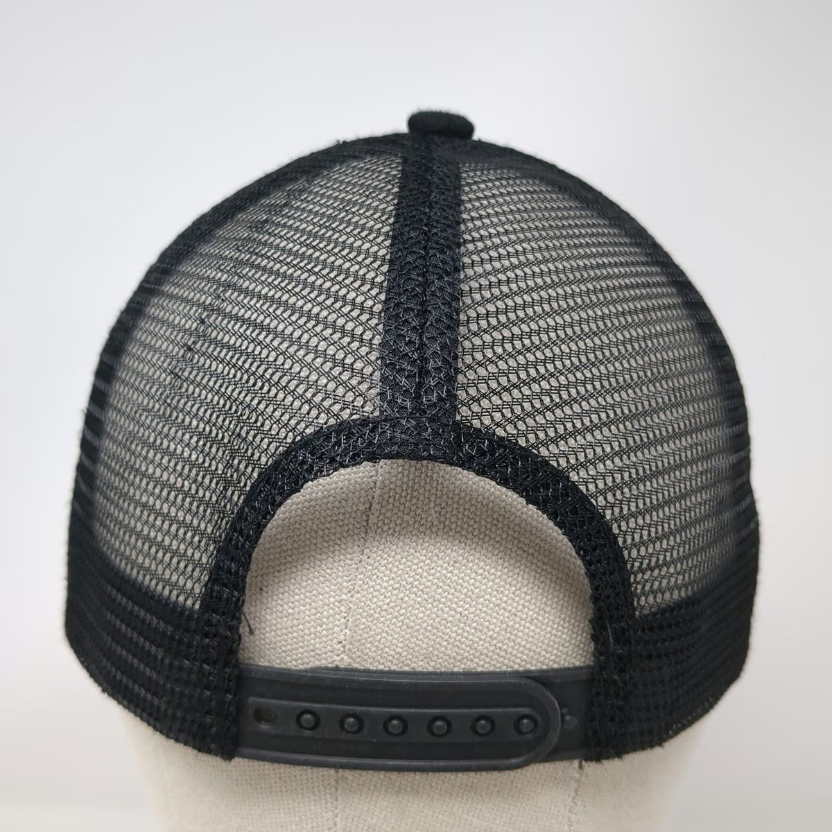 Trucker Hat Black One Size Tri-Valley Engineering TVE Mesh Snapback Structured