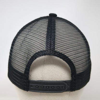 Trucker Hat Black One Size Tri-Valley Engineering TVE Mesh Snapback Structured