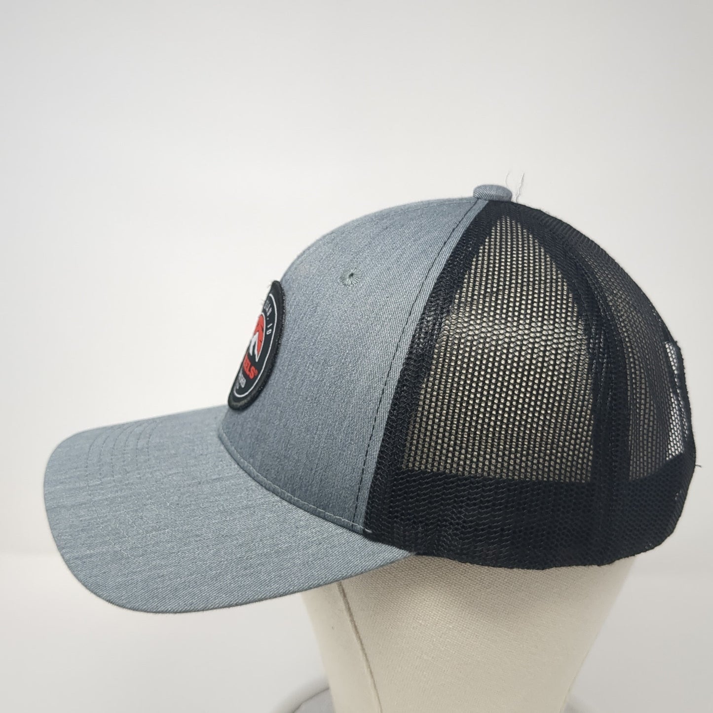 Meridian ID Scheels Established 2024 Trucker Hat Gray OS Adjustable Mesh Back