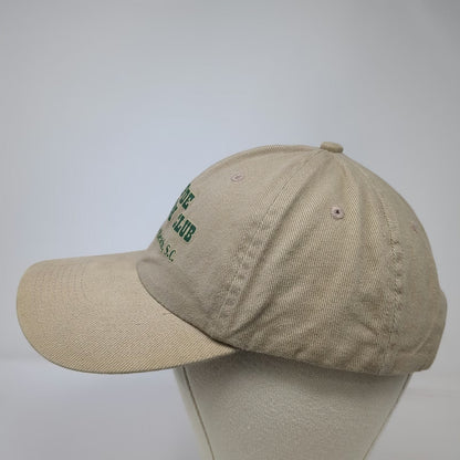 Head-A-Toe Baseball Cap Beige One Size Riptide Beach Club Myrtle Beach S.C. Hat