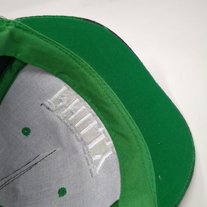 5 Panel Black Green One Size Philly Skyline Graphic Embroidered Snapback Hat