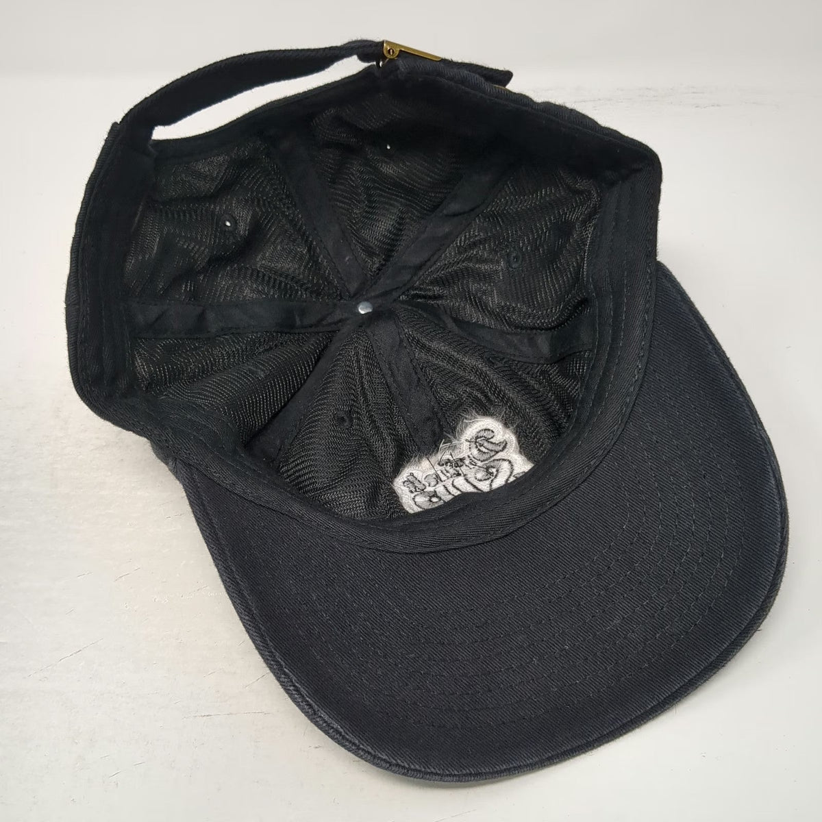 Black Baseball Cap One Size Drink SIP Embroidered Patch Cotton Hat Slideback