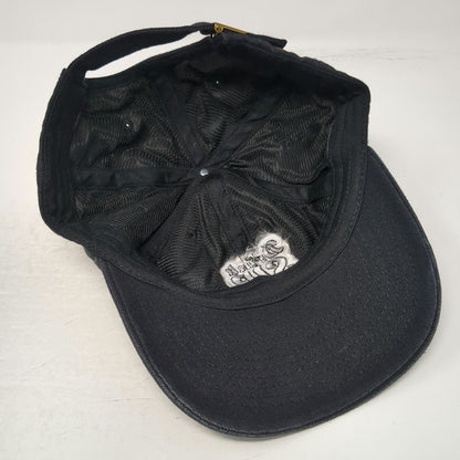 Black Baseball Cap One Size Drink SIP Embroidered Patch Cotton Hat Slideback
