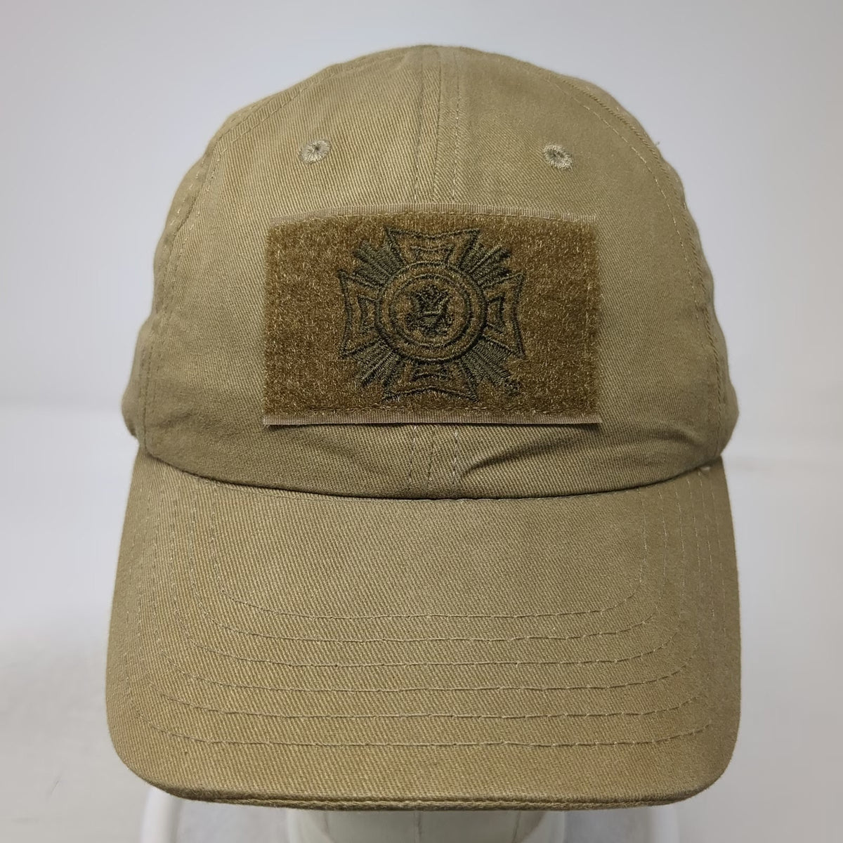 AmeriCap Baseball Cap Brown One Size Strapback USA Made Tactical Patch Hat