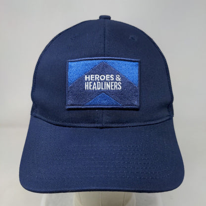 Heroes & Headliners Mesh Back Trucker Hat Blue One Size Port Authority