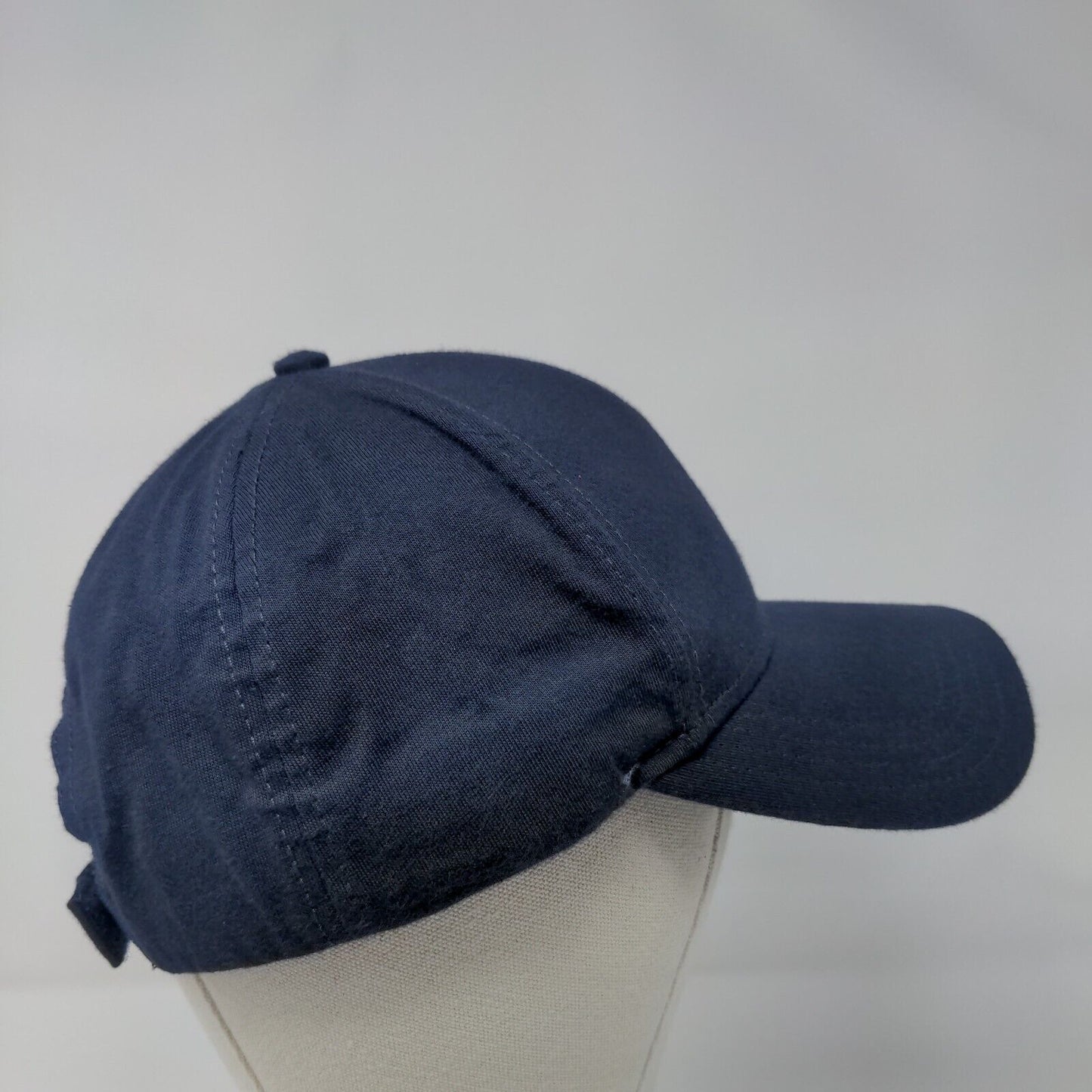 C.C Exclusives Strapback Hat Blue OSFA Adjustable Stars 6 Panel Cotton