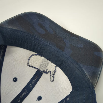 johnnie-O Trucker Hat Blue Camo USA Surfer Flag One Size Mesh Snapback Patch