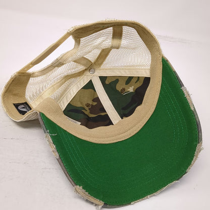 Judith March Green One Size Trucker Hat Support Wildlife Raise Camo Antlers