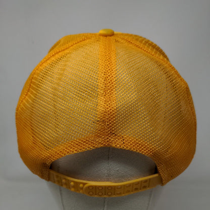 Zephyrhills Auction & Swapmeet Snapback Rope Trucker Hat Yellow OSFA Mesh Back