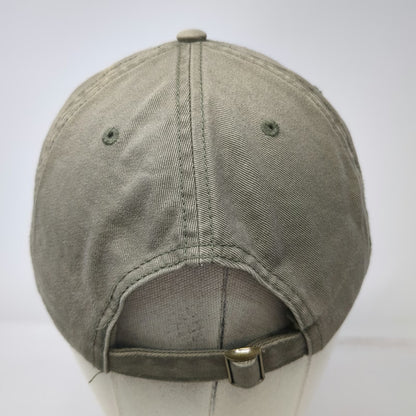 Phoenix Boats Baseball Cap Green One Size Leather Patch Slideback Adjustable Hat