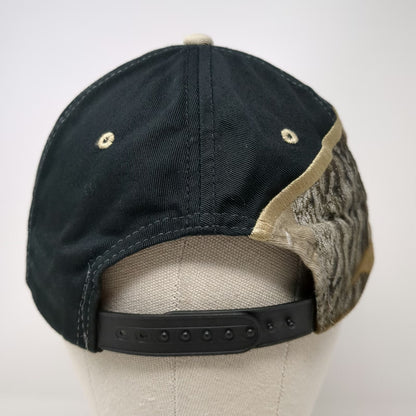 Kudzu Snapback Hat Black Camo One Size North American Hunting Club Eagle Logo