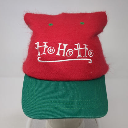 Ho Ho Ho Snapback Santa Cap Multicolor One Size Adjustable Holiday Christmas