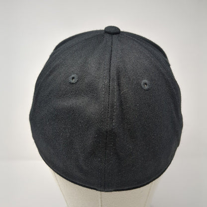 Bishop Kelly 210 Fitted Hat Black S/M Embroidered 6 Panel Port Authority