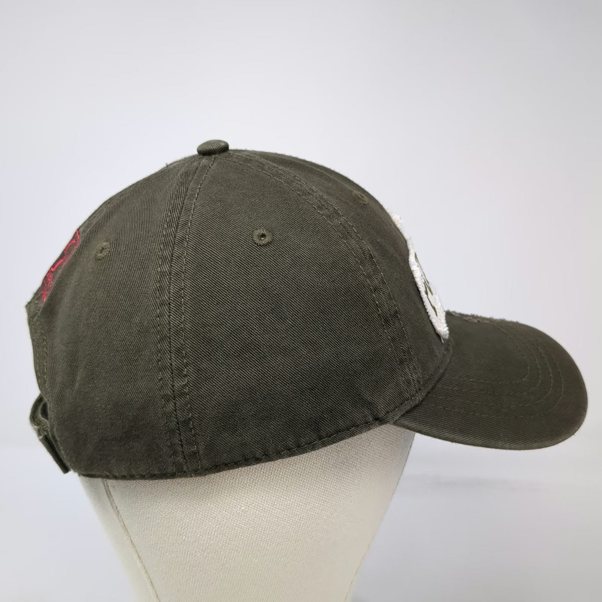 Robin Ruth Punta Cana Hat Baseball Cap Green One Size Strapback Distressed Logo