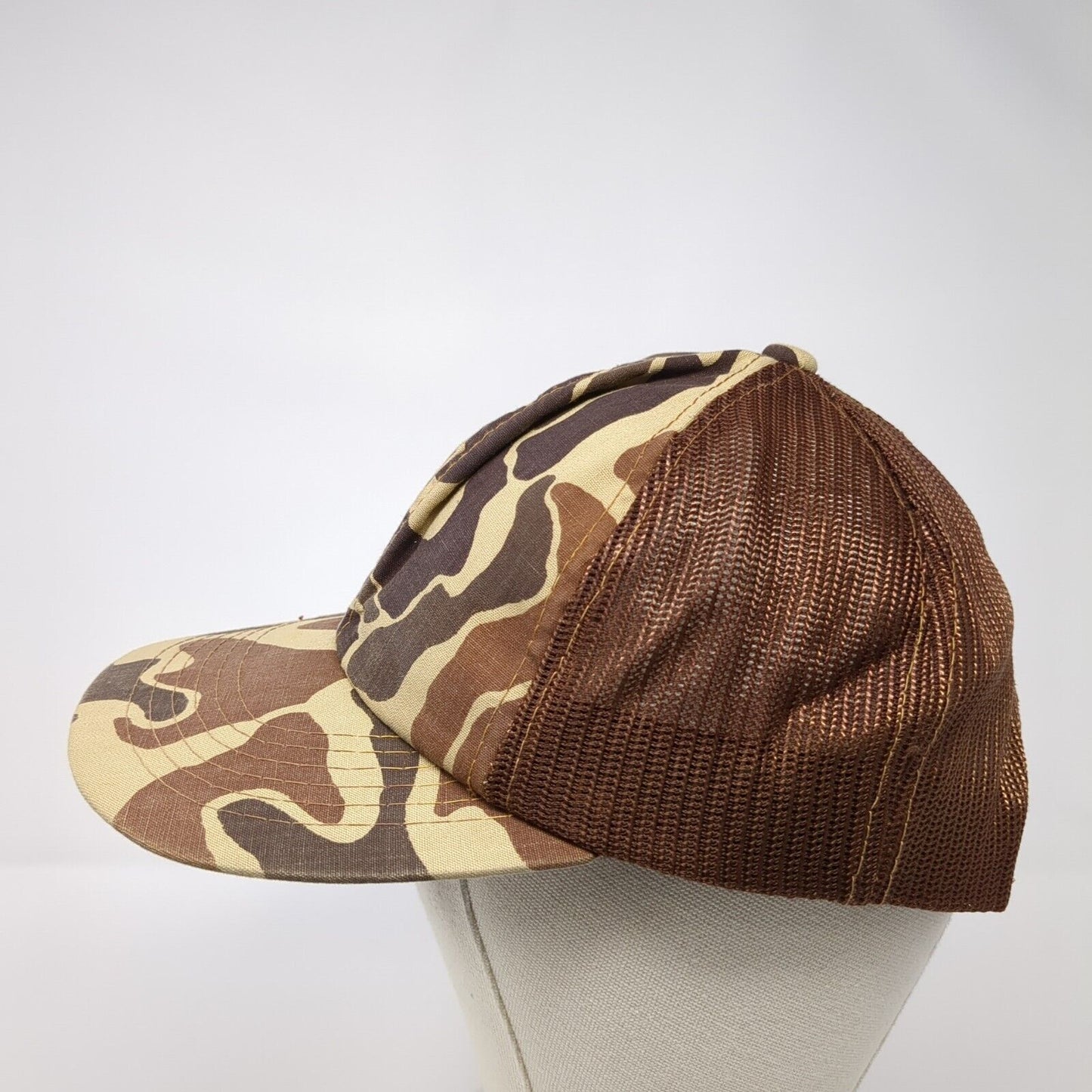 Young An Snapback Mesh Back Trucker Hat Camouflage One Size Adjustable