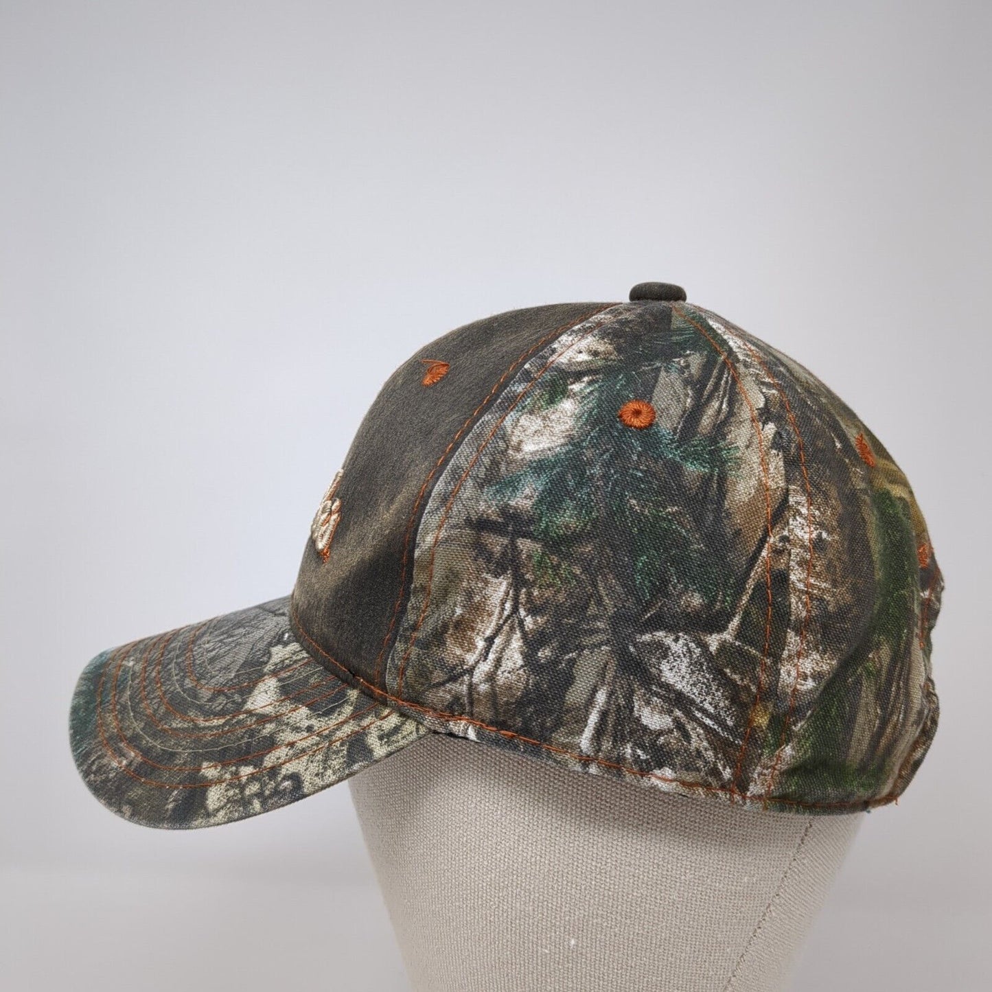Cabela's Strapback Baseball Cap Multicolor OS Adjustable Camouflage Embroidered