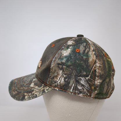 Cabela's Strapback Baseball Cap Multicolor OS Adjustable Camouflage Embroidered