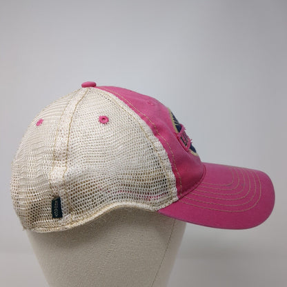 Lake Chelan Outfitters Snapback Trucker Hat Pink One Size Mesh Back