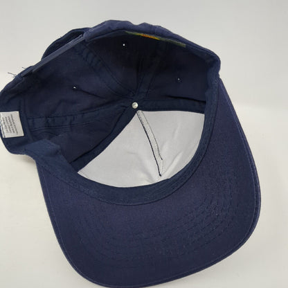 Bass Pro Shops Snapback Hat Blue One Size Adjustable Patriotic Gone Fishing