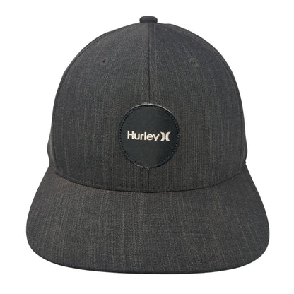 Hurley Snapback Hat Black One Size Adjustable 6 Panel The Classics Yupoong