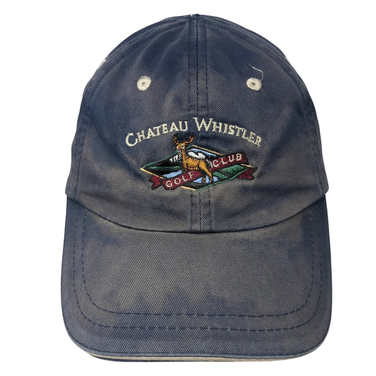 Chateau Whistler Golf Club Slideback Hat Blue One Size Merkley Headgear