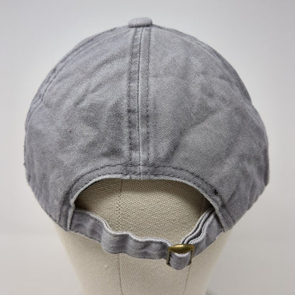 David And Young Slideback Hat Gray One Size Adjustable 6 Panel Blank