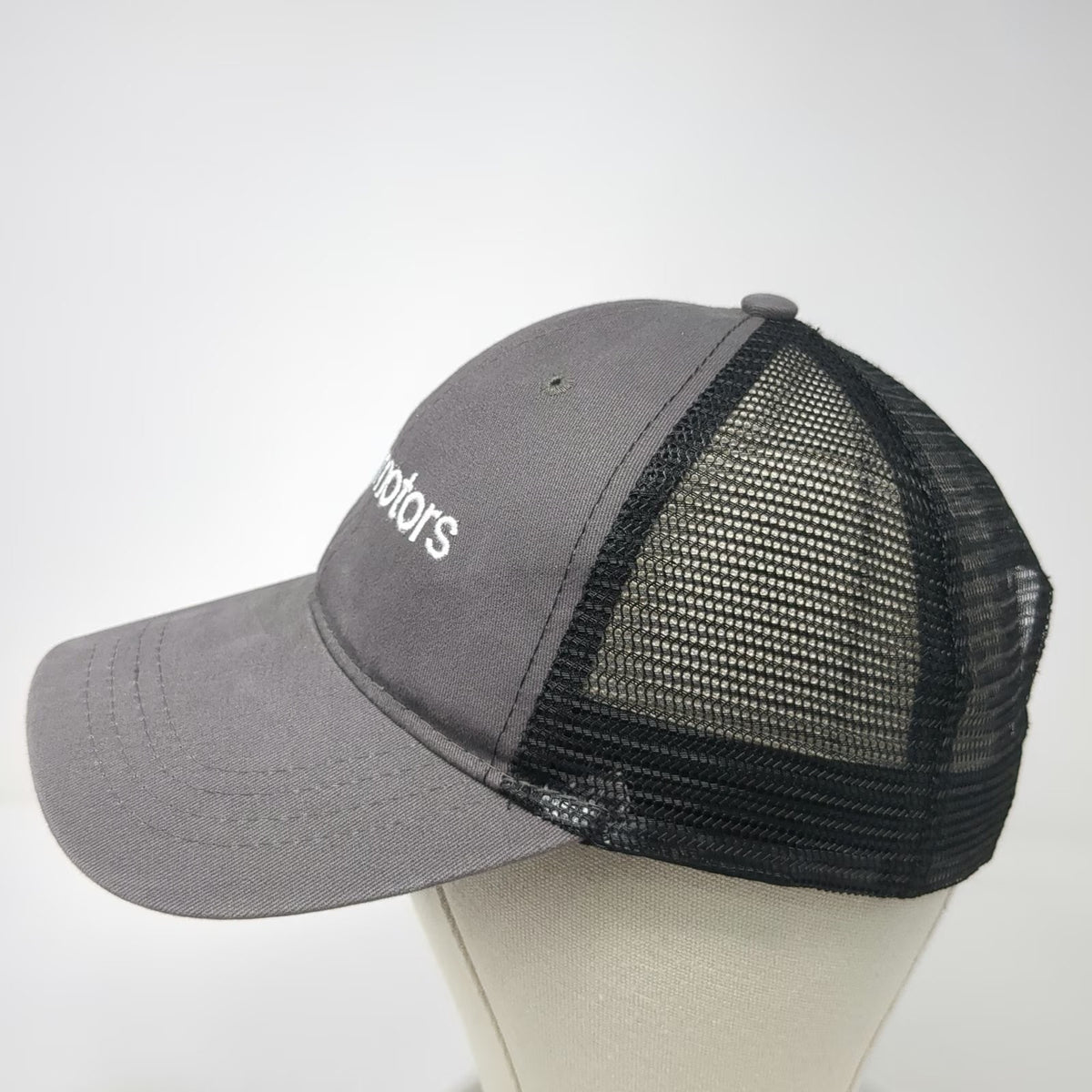 Cap America Trucker Hat Gray One Size eBay Motors Mesh Snapback Automotive Logo