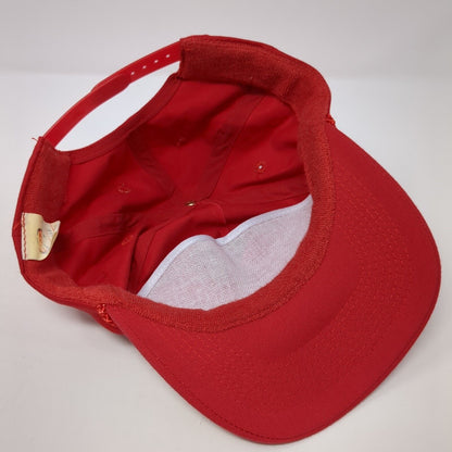 Boda's Bar & Grill Hollister Idaho Snapback Hat Red OS Adjustable Rope Otto