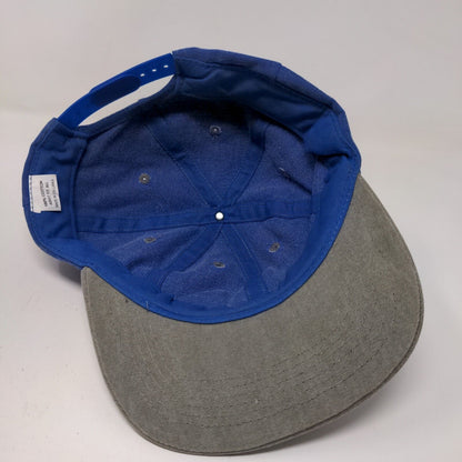 Unbranded Men's Snapback Hat Blue OSFA Graphic Lake Monroe Paynetown Logo Cotton