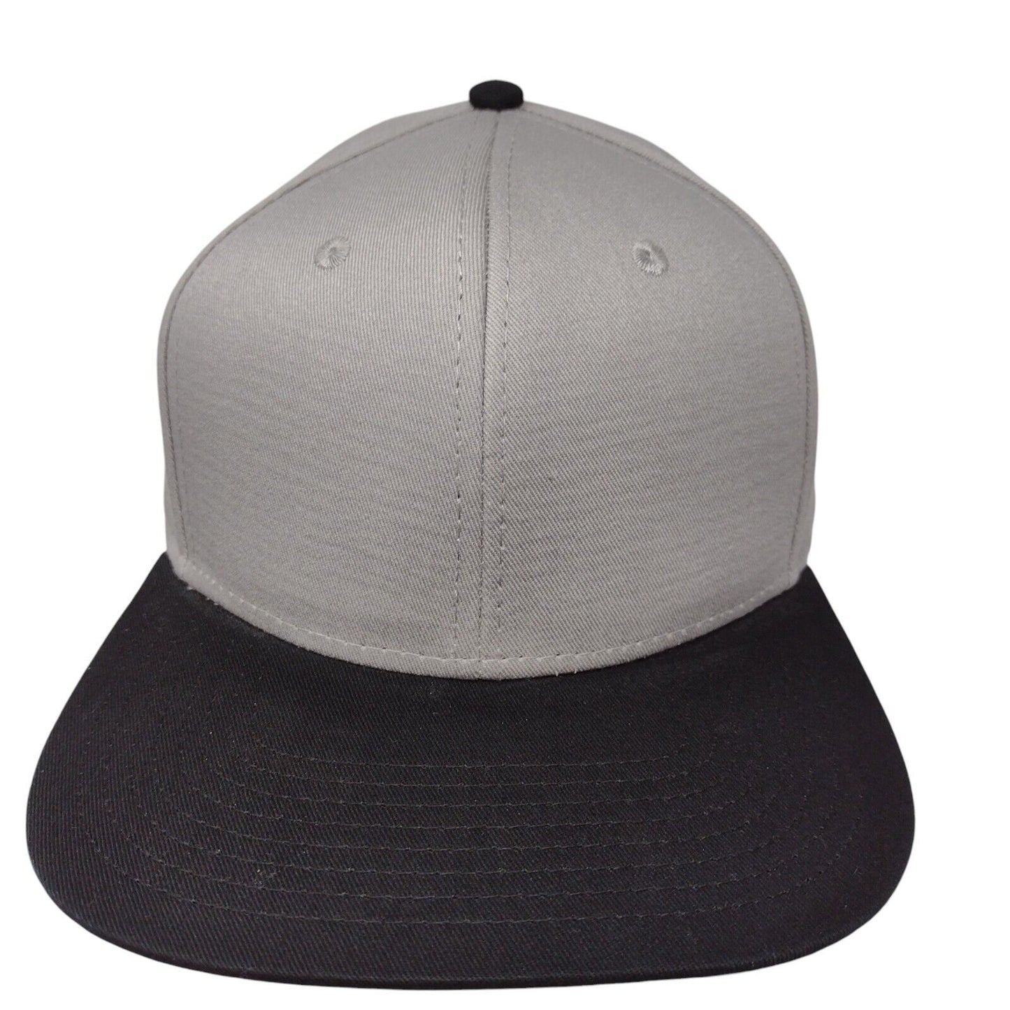 Otto Snapback Hat Gray OSFM Adjustable 6 Panel Vent Holes Colorblock