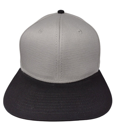 Otto Snapback Hat Gray OSFM Adjustable 6 Panel Vent Holes Colorblock