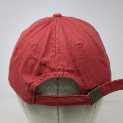 Xhilaration Baseball Cap Red One Size Star Patch Slideback Cotton Hat Blue White