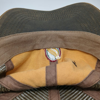 Imperial Baseball Cap Brown One Size Mesh Strapback Waxed Bird Outdoor Hat