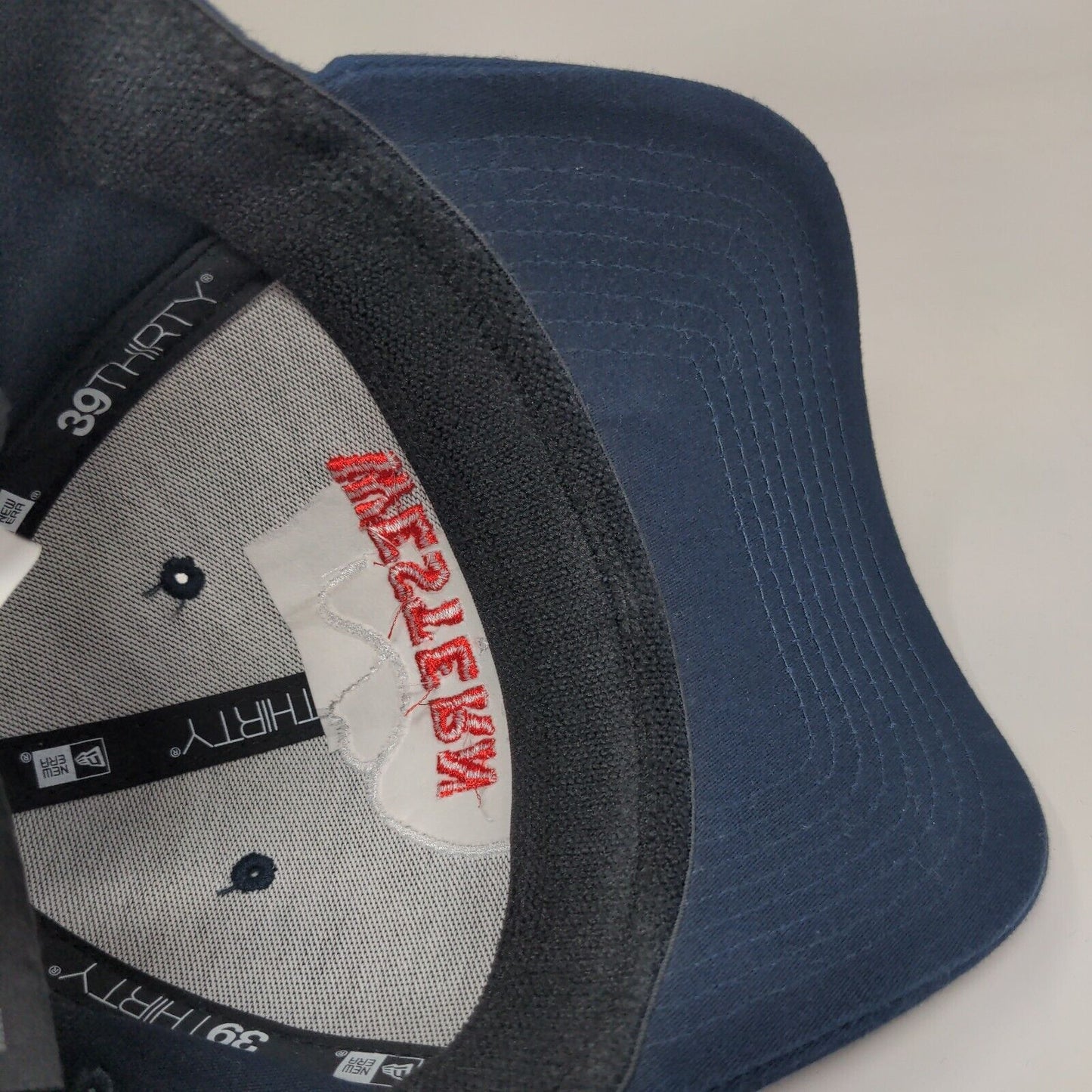 Western Marketing Fitted Hat Blue M/L Embroidered New Era 39Thirty