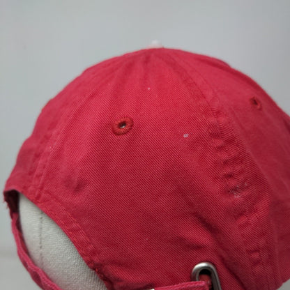 Ray-Ban Slideback Hat Red One Size Adjustable Embroidered Vented Holes