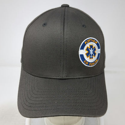 Flexfit Gray Baseball Cap M Portneuf Air Rescue Medical Patch Fitted Hat