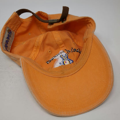 Adams Baseball Cap Orange One Size Alans of Boscawen Golf Scramble Bear NH Hat