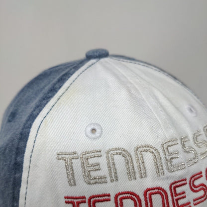 Tennessee Slideback Hat Blue OSFM Embroidered Colorblock Home Free