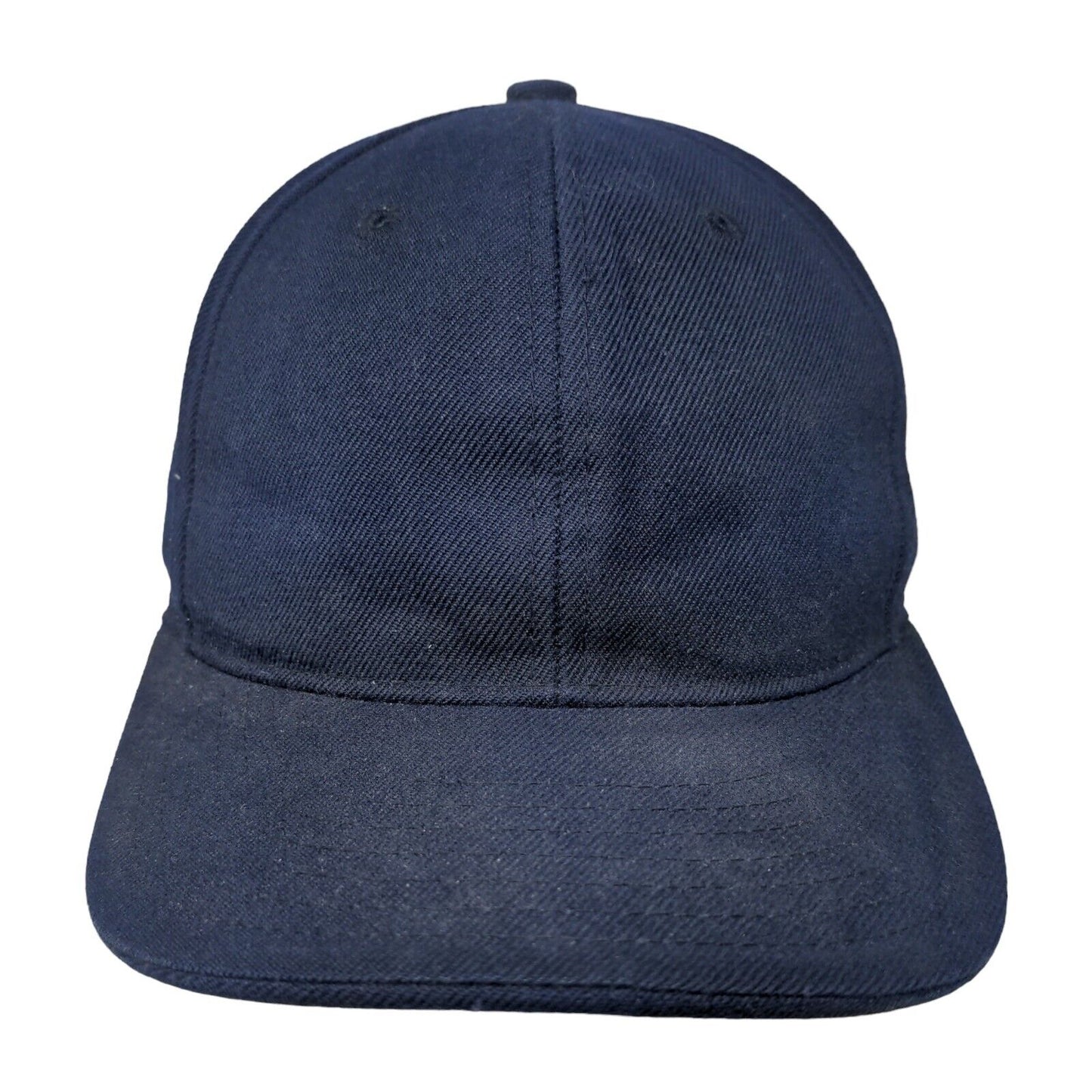 KB Ethos Fitted Hat Blue 7 3/8 Large Breathable Vented Holes 6 Panel Blank
