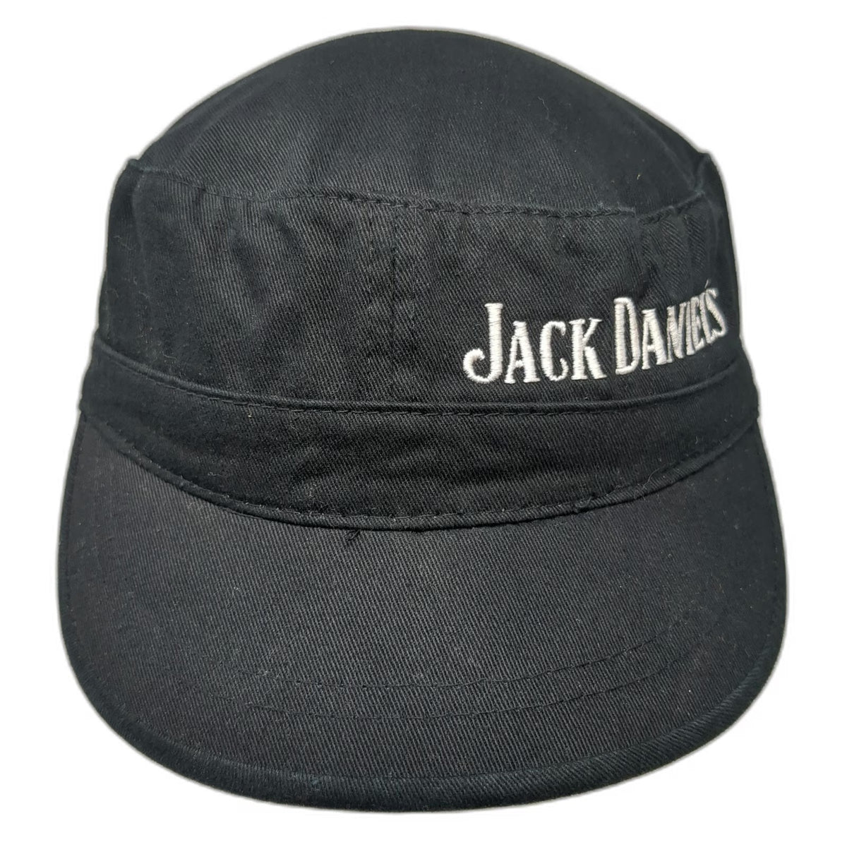 Jack Daniel's Army Cap Black One Size Embroidered Logo Strapback Whiskey Hat