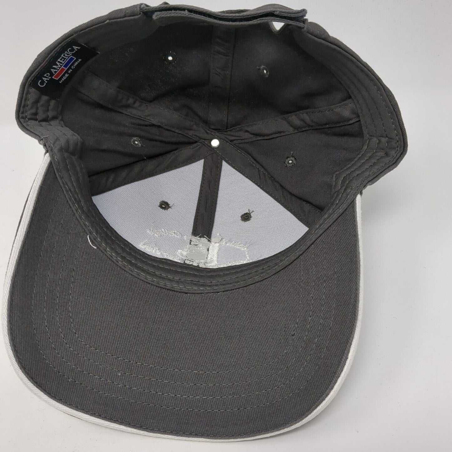John A Logan College Automotive Service Technology Strapback Hat Gray One Size