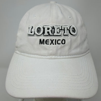 Invasion Loreto Mexico Embroidery White Baseball Cap Hat One Size Slideback