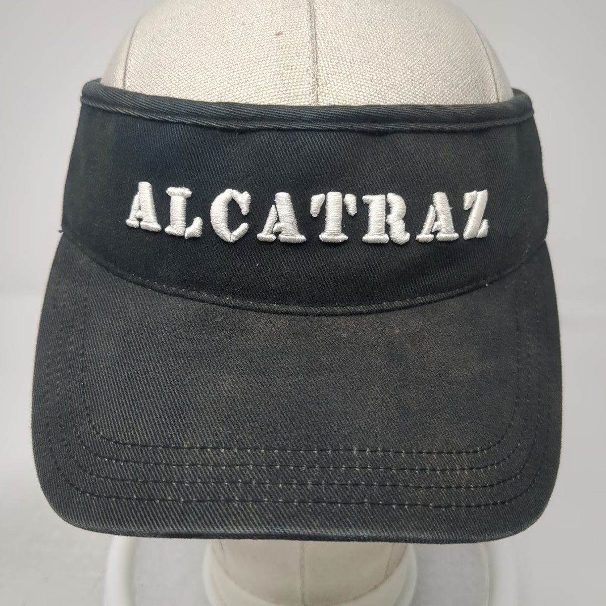 Captain Travel Visor Black One Size Alcatraz The Rock San Francisco Prison Hat