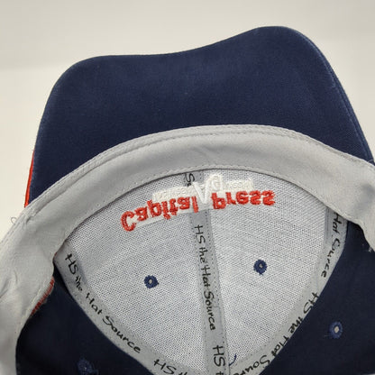 Capital Press The West's Ag Weekly Strapback Hat Blue One Size Adjustable